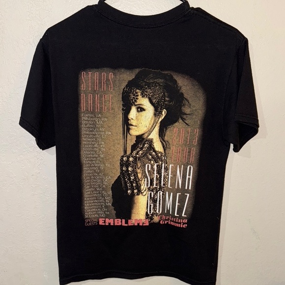 Selena Gomez Stars Dance Tour 2013 Men’s Size Small T-Shirt - Picture 4 of 9
